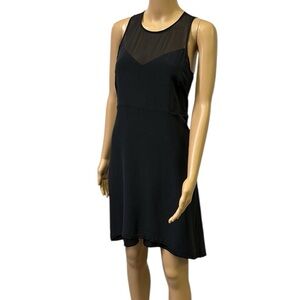 Silk Madewell Black Parkview Keyhole Back Sleeveless Pocket Dress Womens Medium